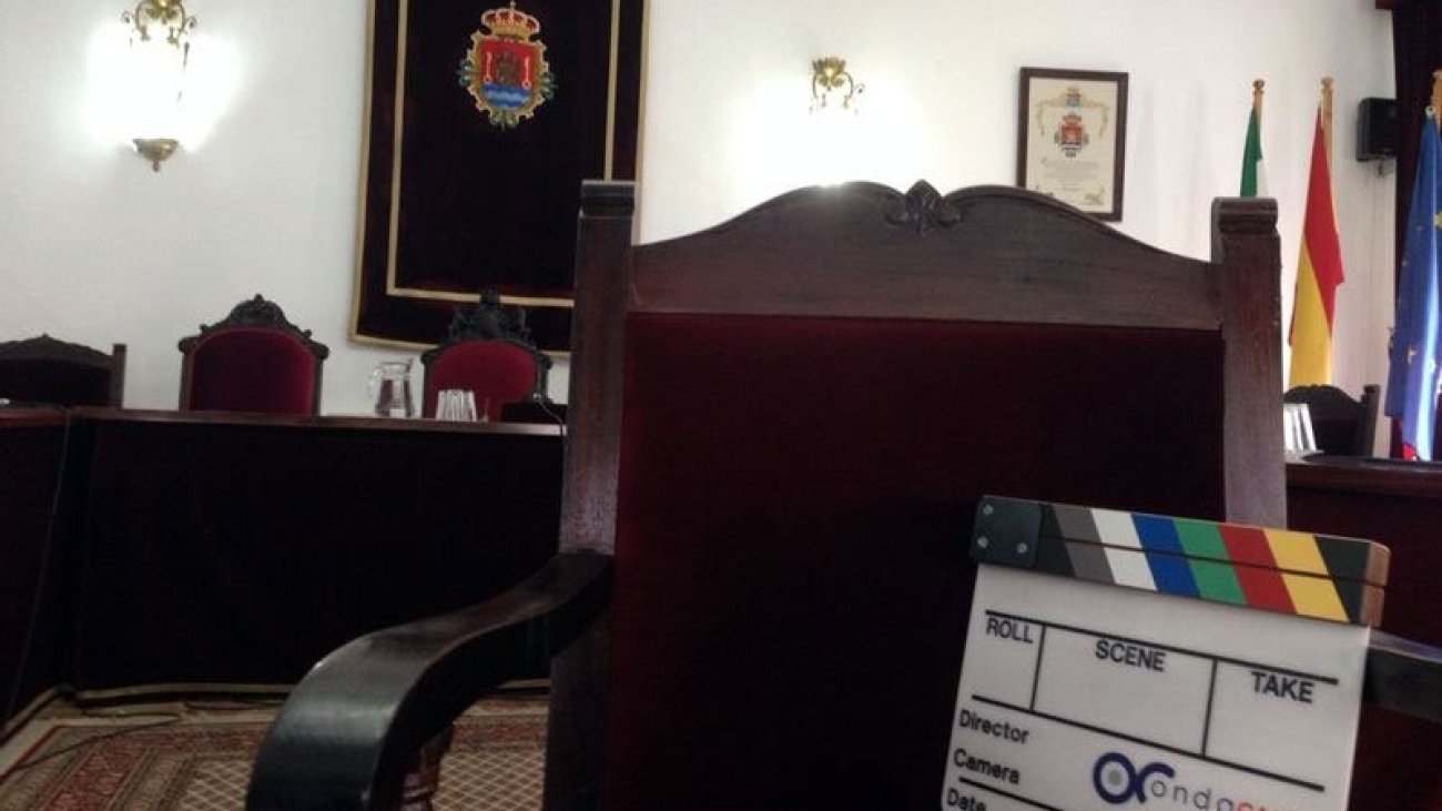 Grabación del documental sobre el 35º aniversario de los Ayuntamientos democráticos en Extremadura