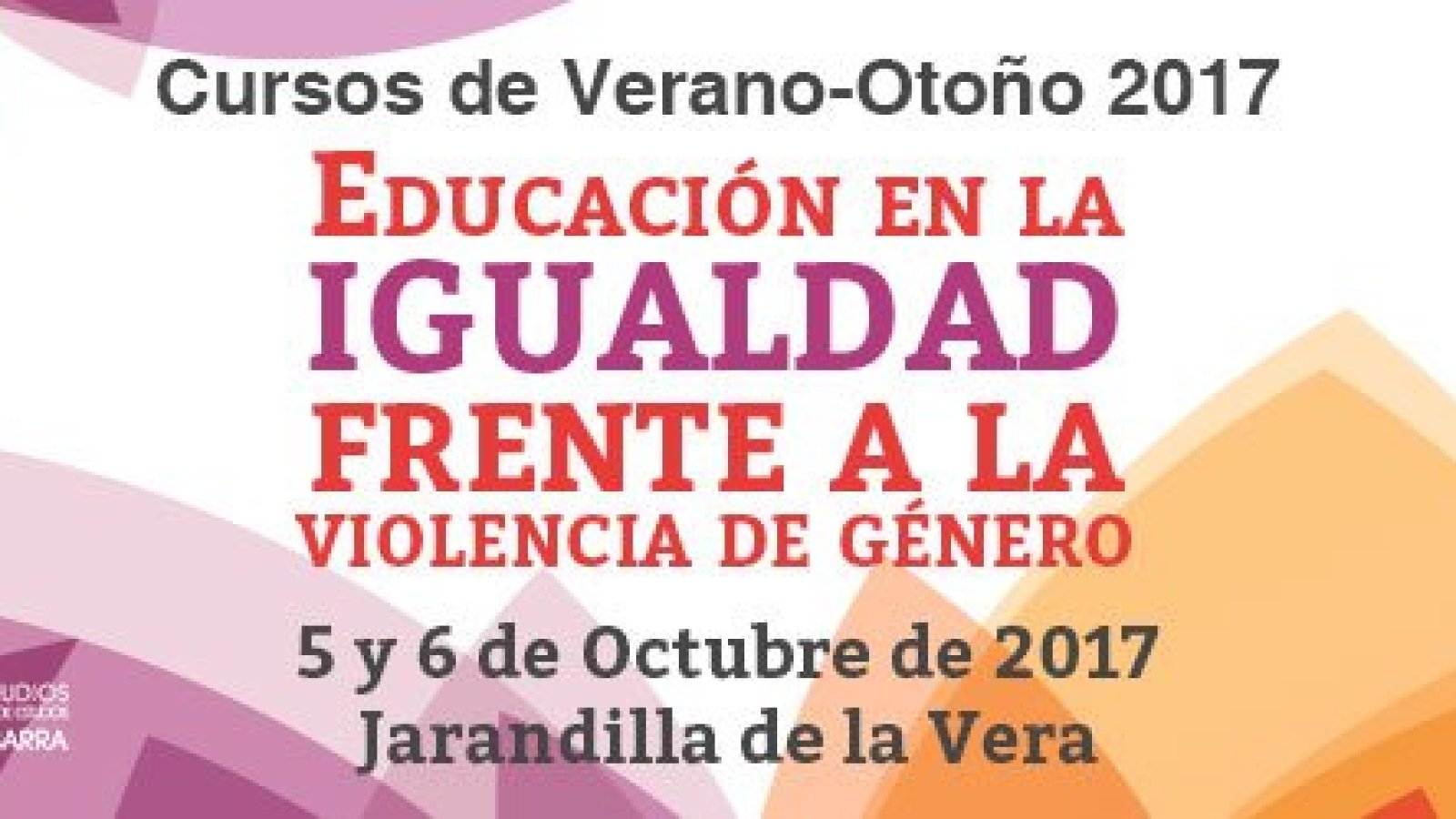 Curso "Eduación en la Igualda frente a la Violencia de Género"